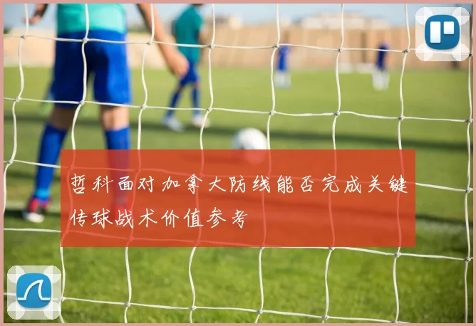 哲科面对加拿大防线能否完成关键传球战术价值参考