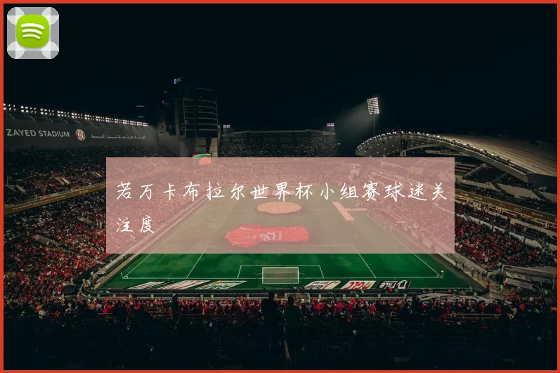 若万卡布拉尔世界杯小组赛球迷关注度